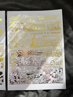 Set of 2 Asterix Comic Cover & Comic Strip Foil Print