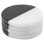 Set Of 4 Handcrafted Marble Coasters
