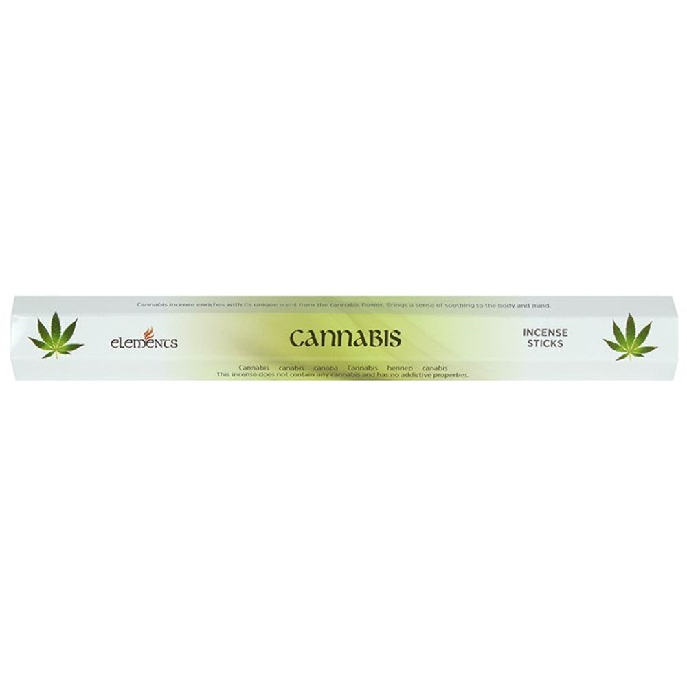 Set of 6 Packets of Elements Cannabis Incense Sticks - ScentiMelti Home Fragrance, Beauty & Gifts UK