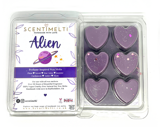 Alien Heart Clamshell Wax Melts - ScentiMelti  Alien Heart Clamshell Wax Melts
