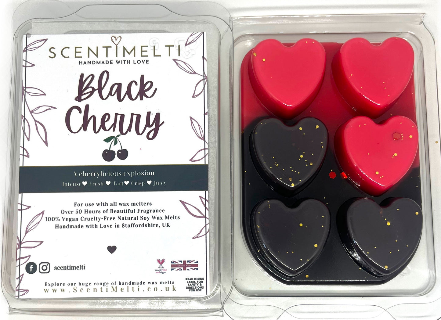 Black Cherry Wax Melts - ScentiMelti  Black Cherry Wax Melts