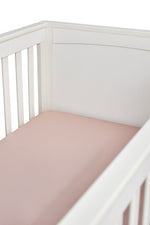 Silk Cotbed Fitted Sheet - Rose Pink Rose Pink