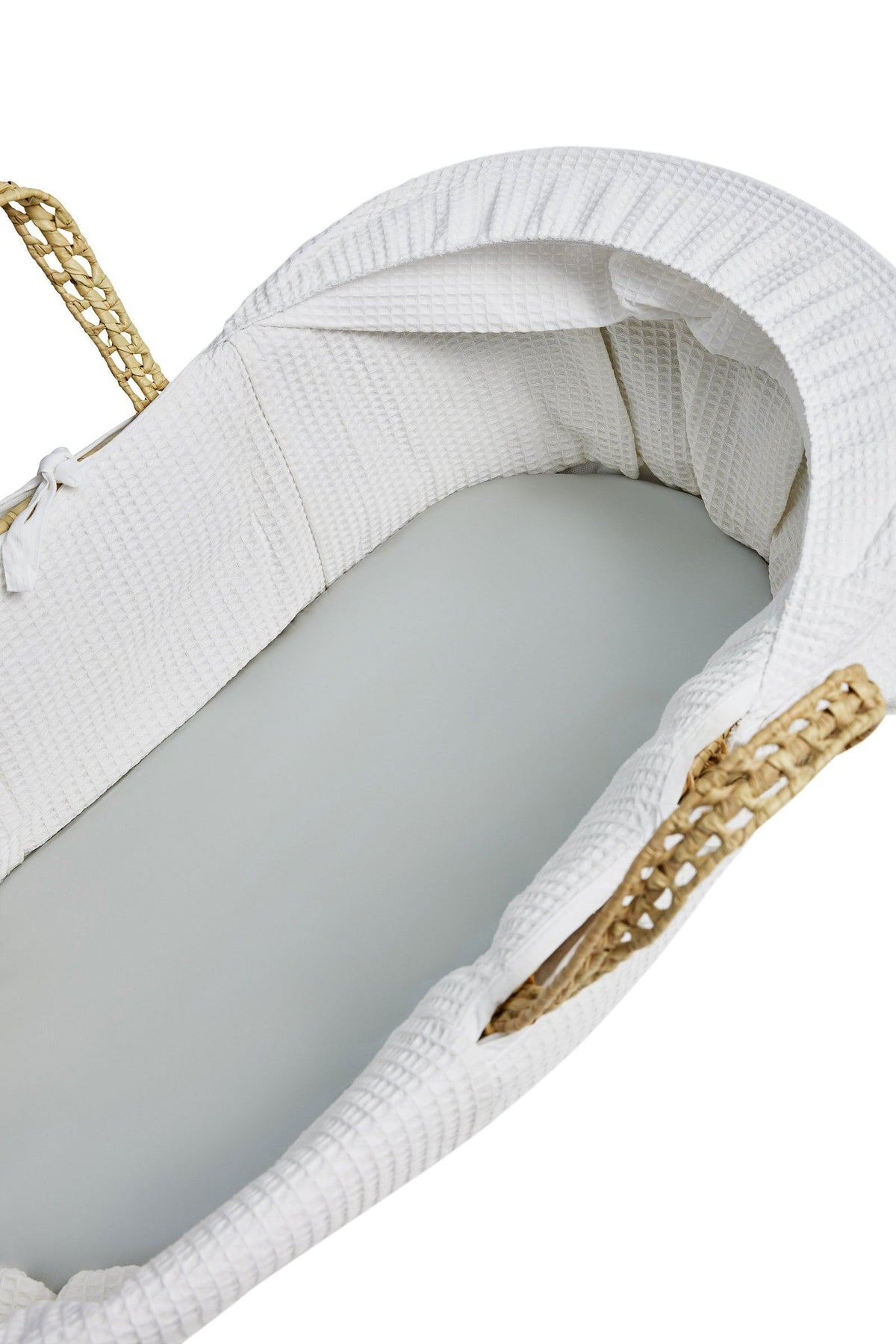 Silk Moses Basket & Carrycot Fitted Sheet - Silver Grey Silver Grey