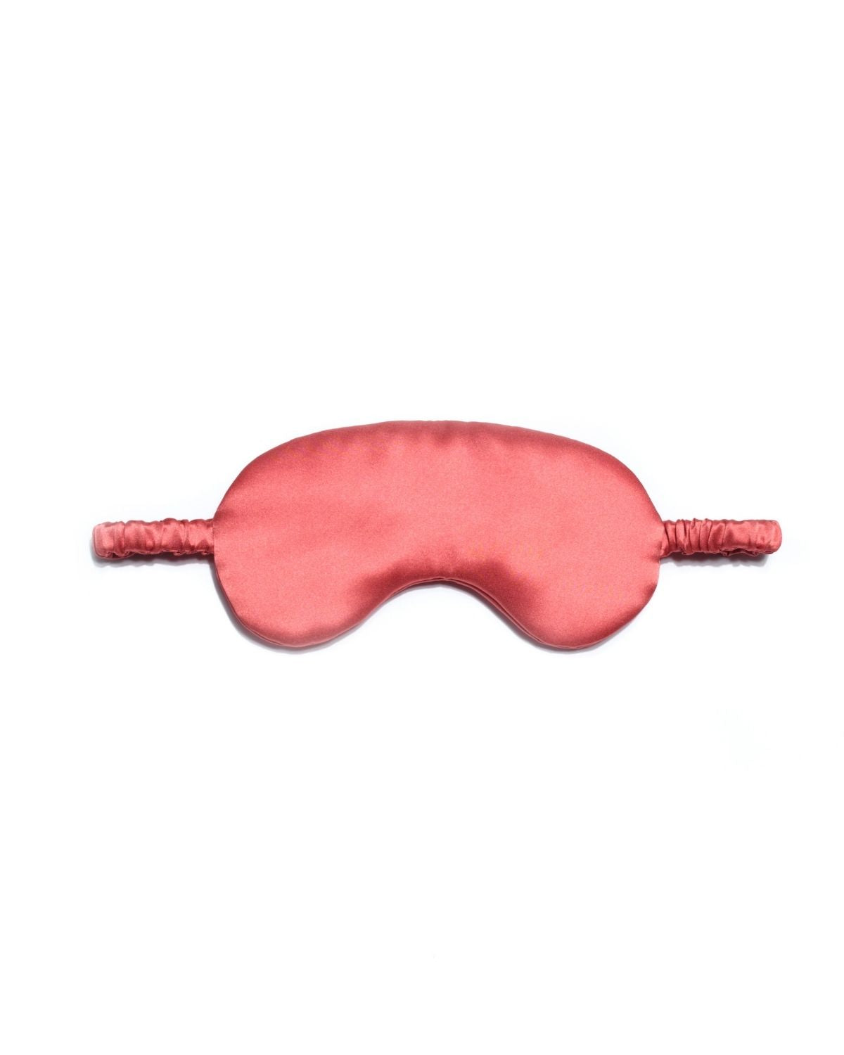 Silk Sleep Mask In Coral