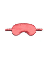 Silk Sleep Mask In Coral