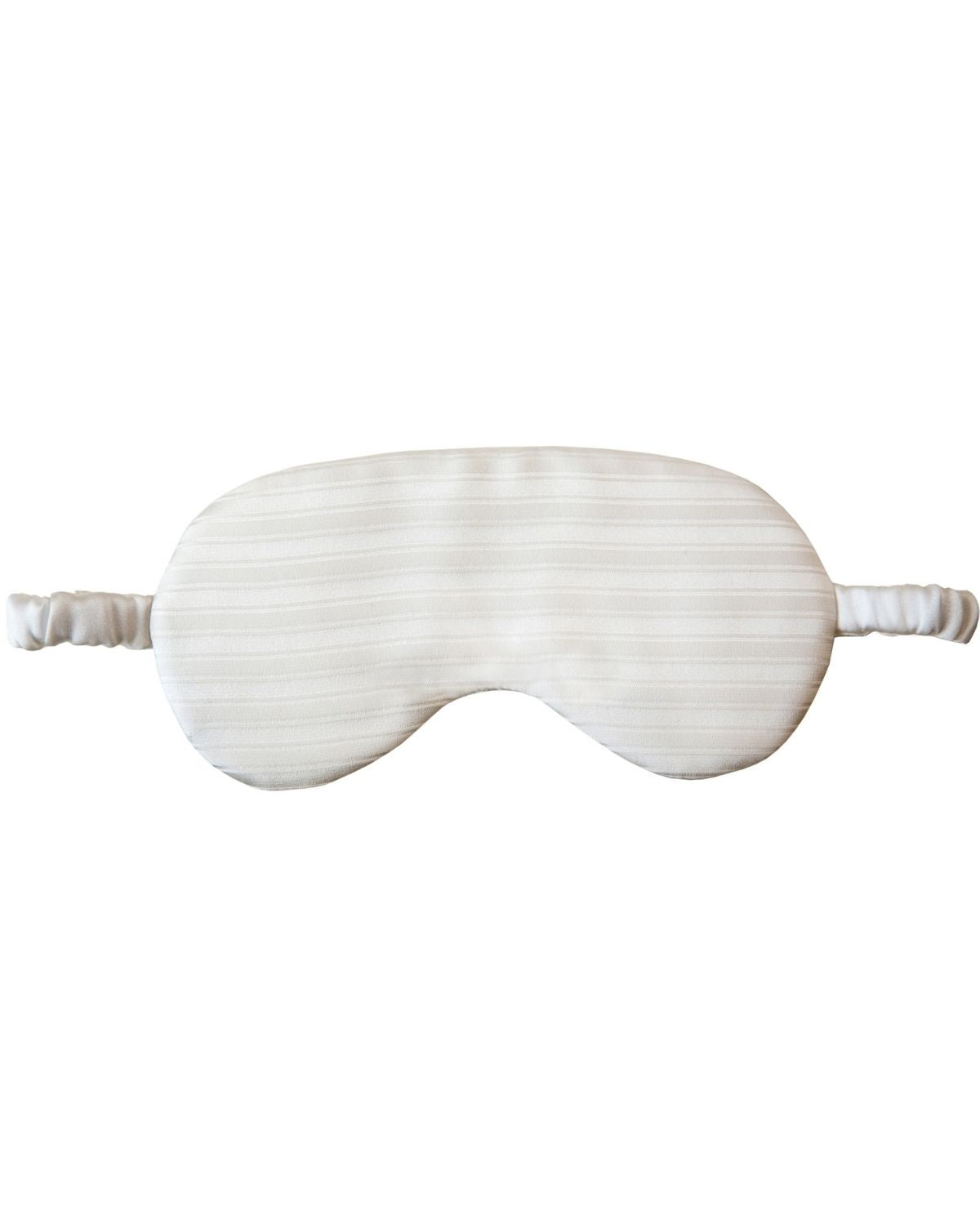 Silk Sleep Mask In Pearl White