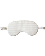 Silk Sleep Mask In Pearl White