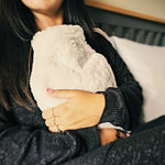 Silky Soft White 2 Litre Hot Water Bottle