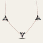 Dainty London Silver Topaz Necklace - Galene