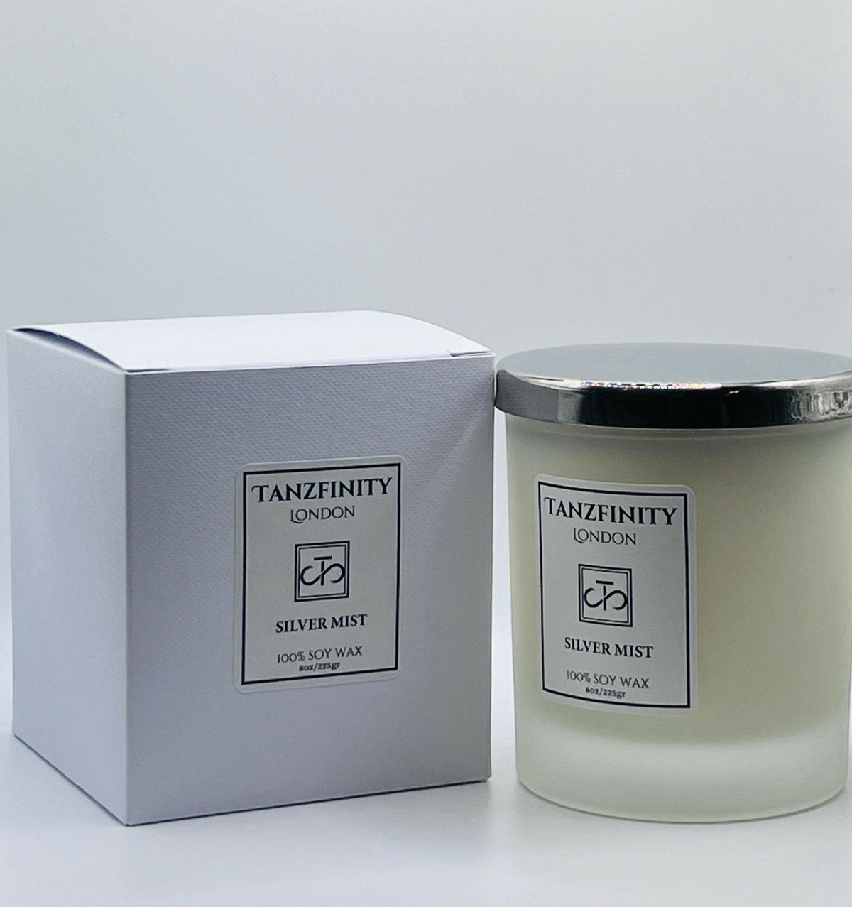 Silver Mist Luxury Scented Candle 220g