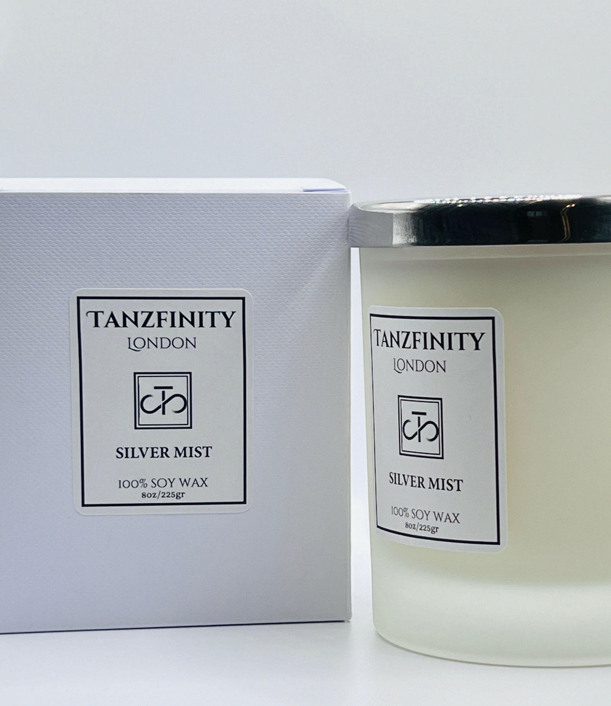 Silver Mist Luxury Scented Candle 220g