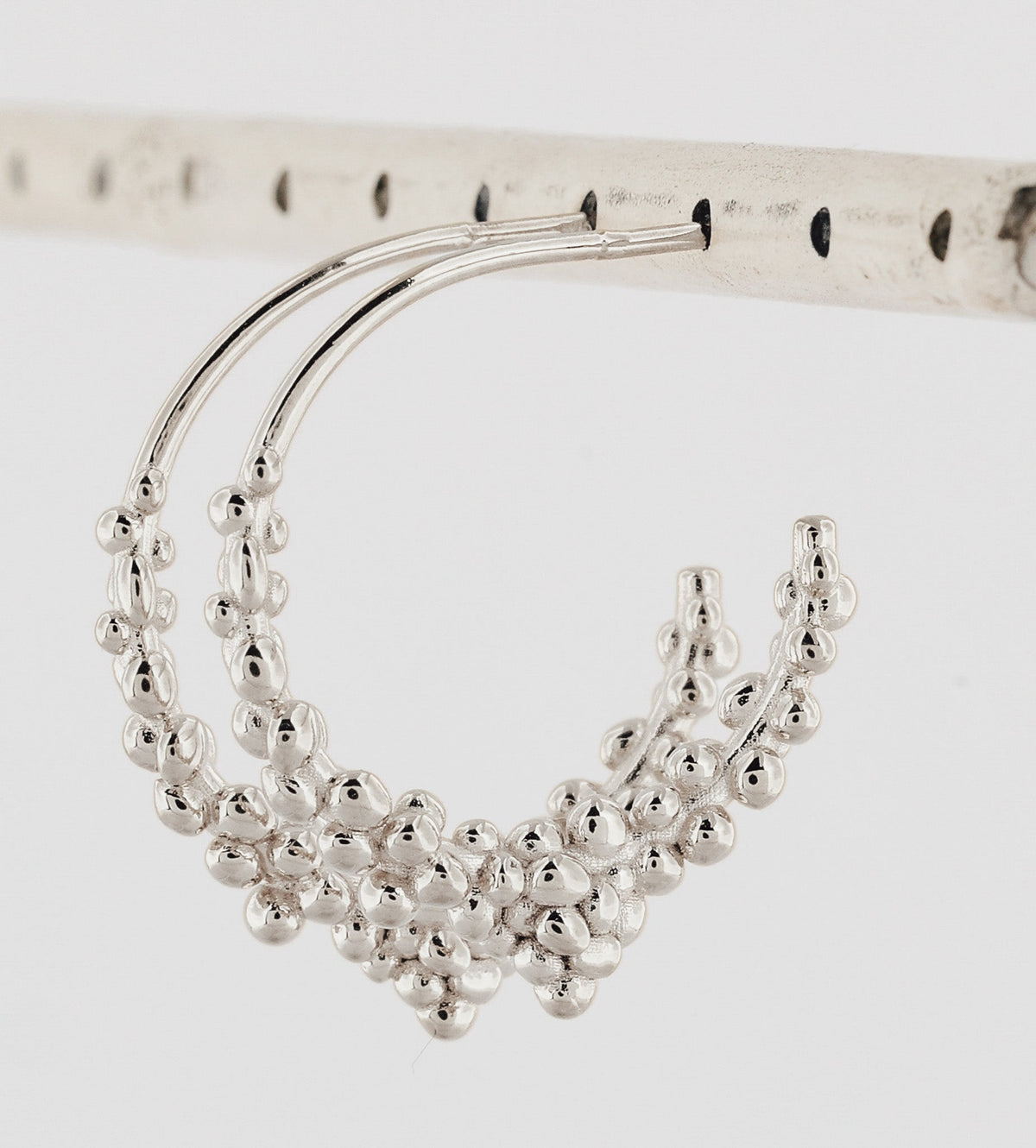 Dainty London Silver Nyx Hoops