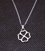 Silver Pendant on 45cm Silver Chain Various Designs Clover