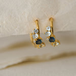 Dainty London Gold Topaz Gemstone Zaria Earrings