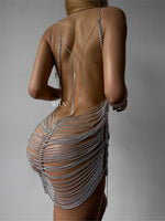 SIREN Silver Chain Dress One Size