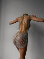 SIREN Silver Chain Dress One Size