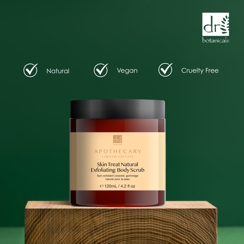 Dr Botanicals Skin Treat Natural Exfoliating Body Scrub 120ml
