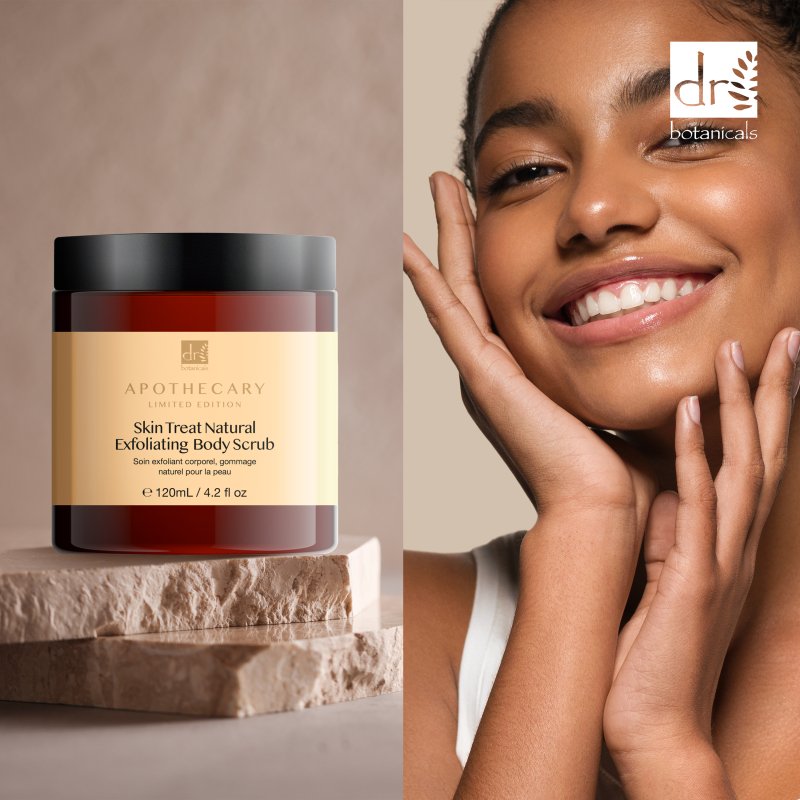 Dr Botanicals Skin Treat Natural Exfoliating Body Scrub 120ml