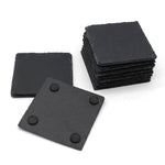 Slate Coasters Set Square Personalised Craft Design Jubilee Party Table Drinks Mat 10cm Wedding Engraver Wholesale