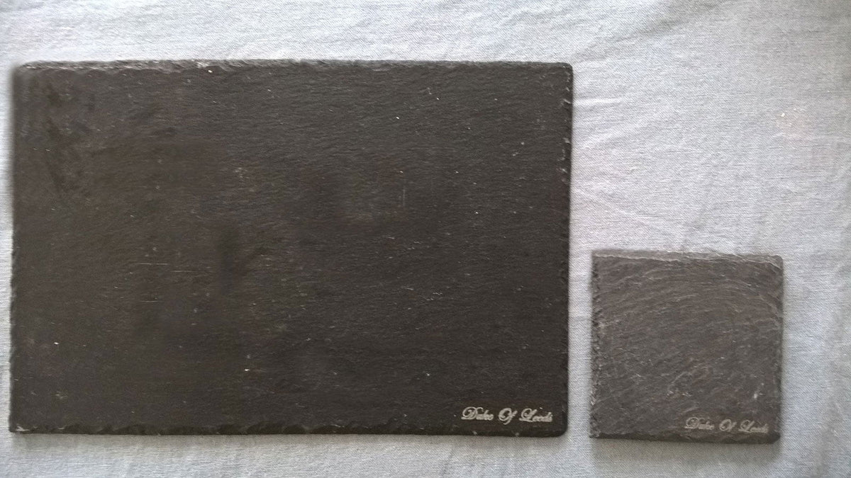 Slate Coasters Set Square Personalised Craft Design Jubilee Party Table Drinks Mat 10cm Wedding Engraver Wholesale