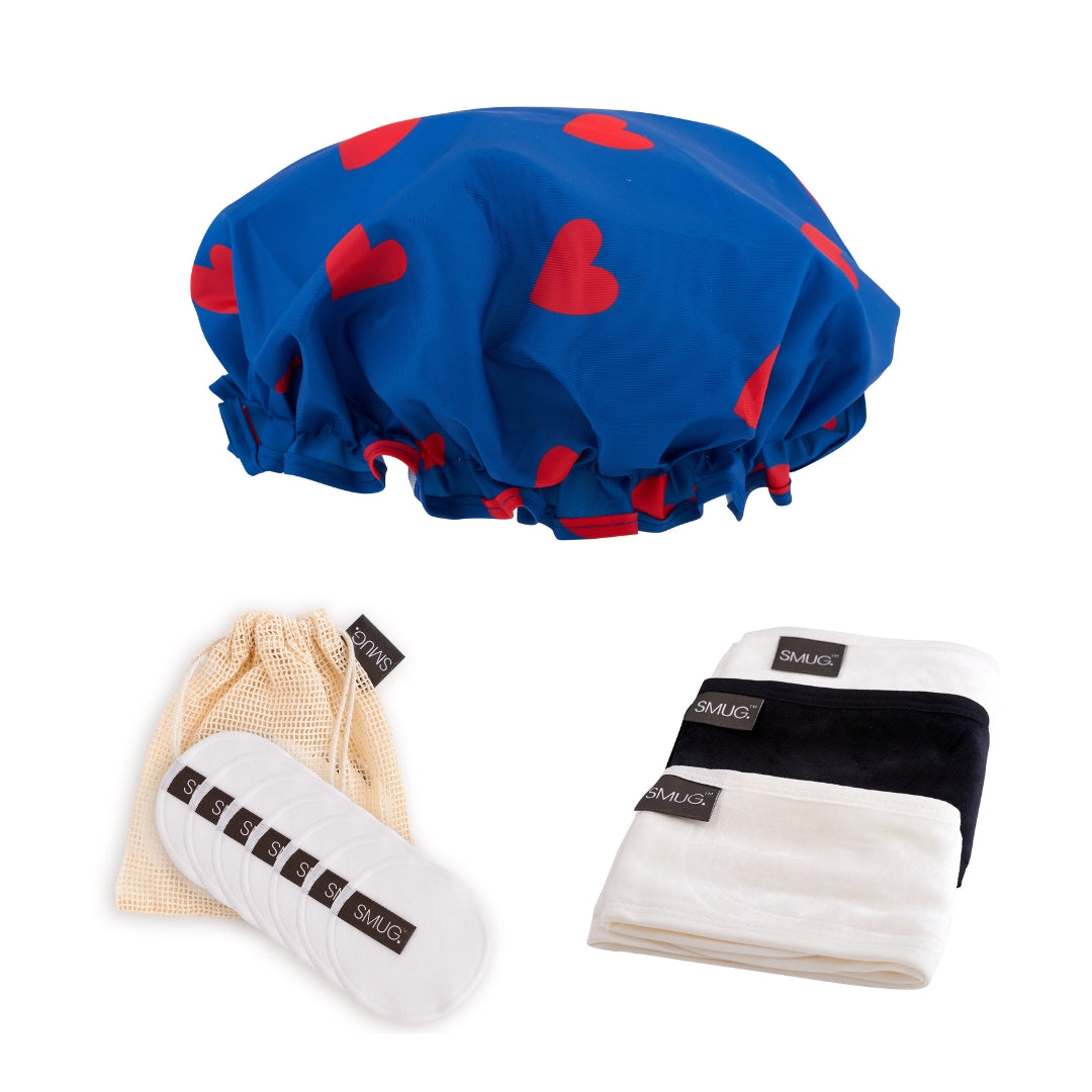 Shower & Spa Set - Various Prints Loveheart