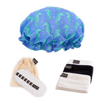 Shower & Spa Set - Various Prints Seahorse