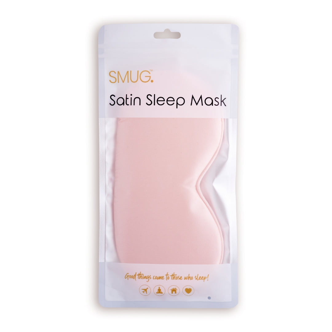 Satin Pillowcases & Sleep Masks Set - Pink