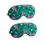 Satin Sleep Mask Twin Pack Sets - Various Designs Cheetah