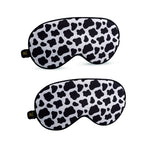 Satin Sleep Mask Twin Pack Sets - Various Designs Cow