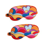 Satin Sleep Mask Twin Pack Sets - Various Designs Lucy in the Sky