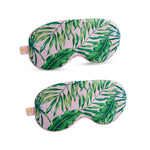 Satin Sleep Mask Twin Pack Sets - Various Designs Palm