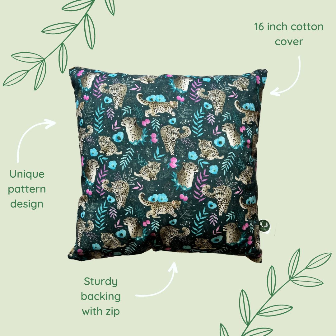 Snow Leopard Cushion Cover