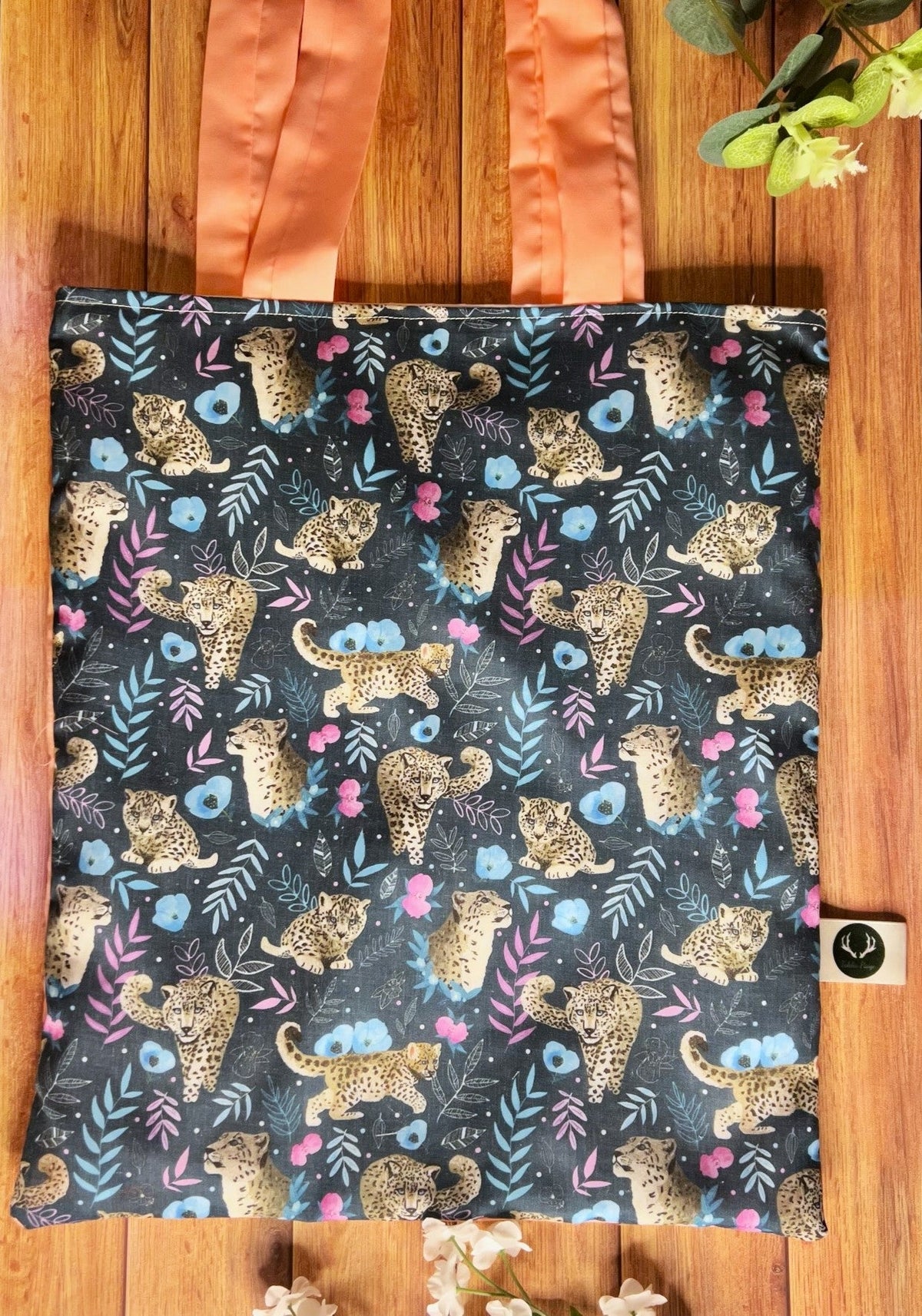 Snow Leopard Tote Bag