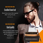 Mission Beard Soft Bristle Beard, Brush & Comb Kit