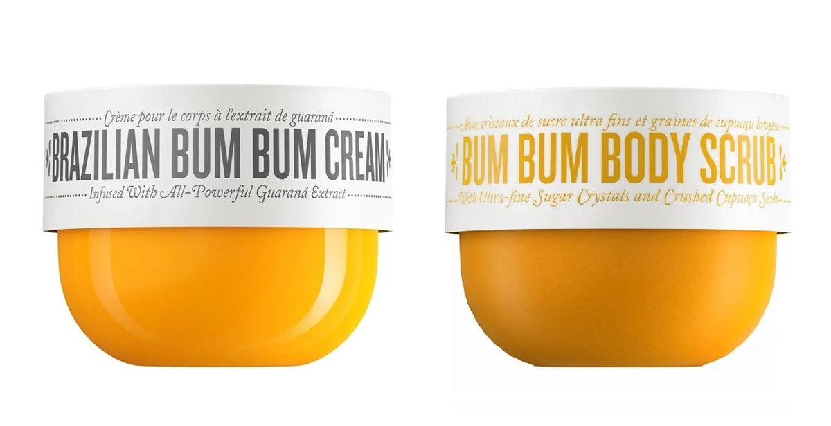Sol de Janeiro Brazilian Bum Bum Cream 240ml & Bum Bum Body Scrub 220g