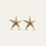 Dainty London Dainty Gold Starfish Studs