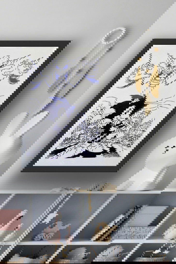 Sonic The Hedgehog Foil Print