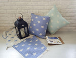 Starbright Throw Navy Blue 100% Organic Cotton
