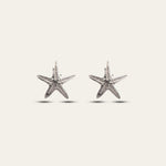 Dainty London Dainty Silver Starfish Studs