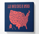 States Of America 1 Square