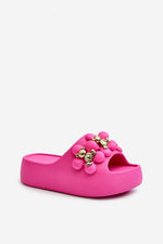 Step In Style Lightweight Foam Flip-Flops with Embellished Straps