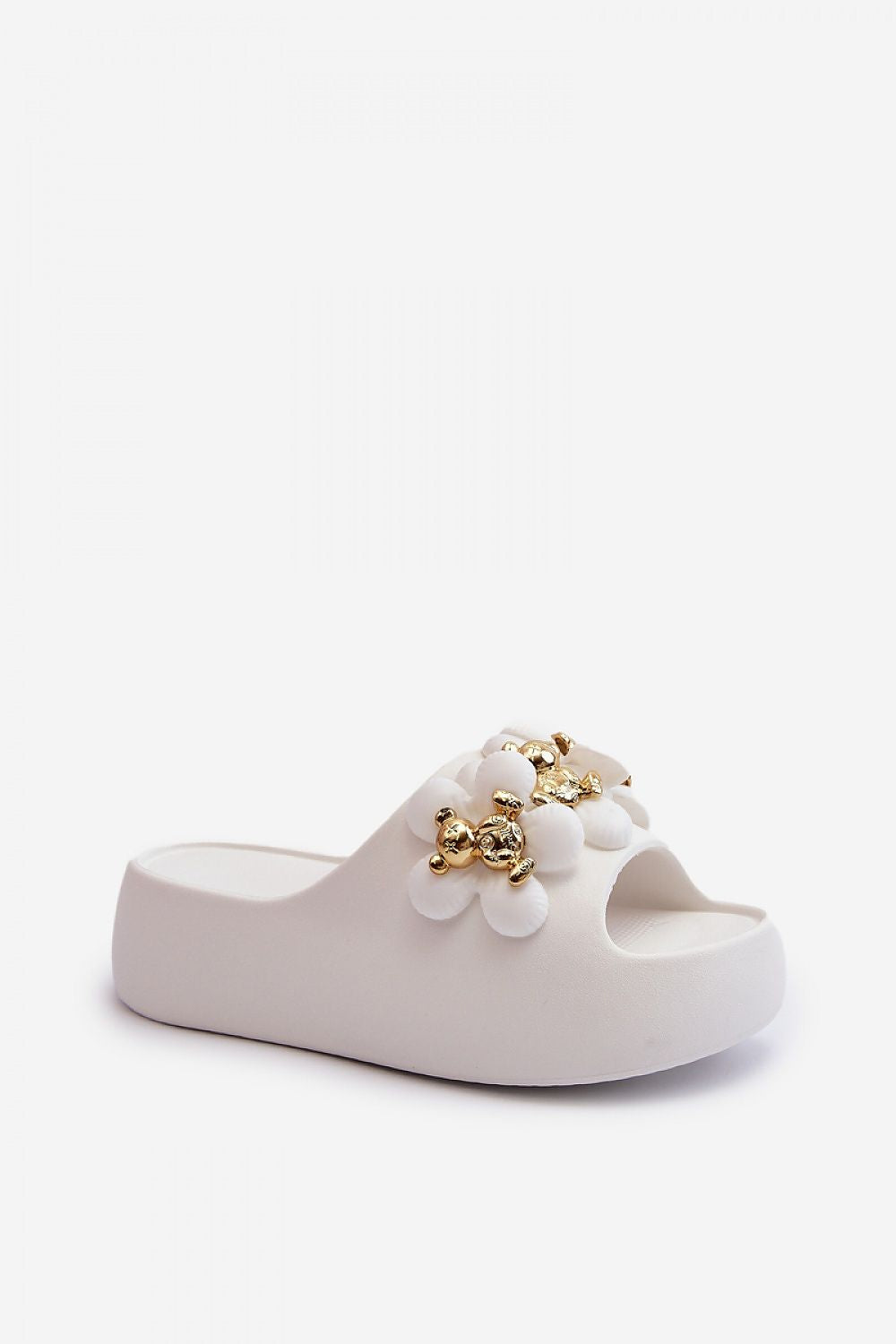 Step In Style Lightweight Foam Flip-Flops with Embellished Straps