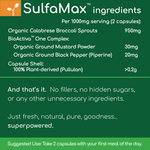 SulfaMax™ Organic Sulforaphane 1 Month Supply 60 Capsules
