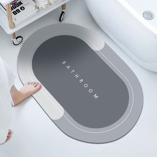 Super Absorbent Bathroom Magical Mat Oval Bath Mat-003 60X90CM 24X35in