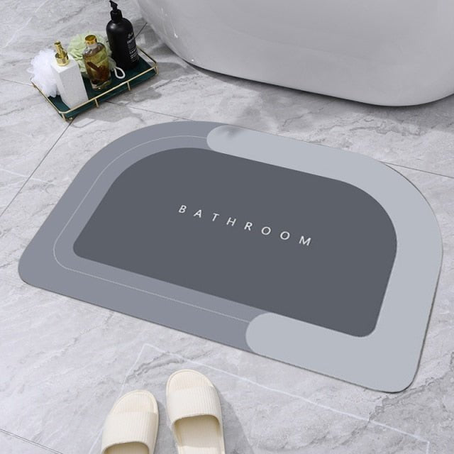 Super Absorbent Bathroom Magical Mat Semicircular Mat-001 40X60CM 16X24in