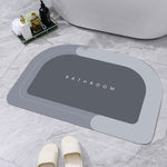 Super Absorbent Bathroom Magical Mat Semicircular Mat-001 40X60CM 16X24in