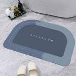 Super Absorbent Bathroom Magical Mat Semicircular Mat-002 40X60CM 16X24in