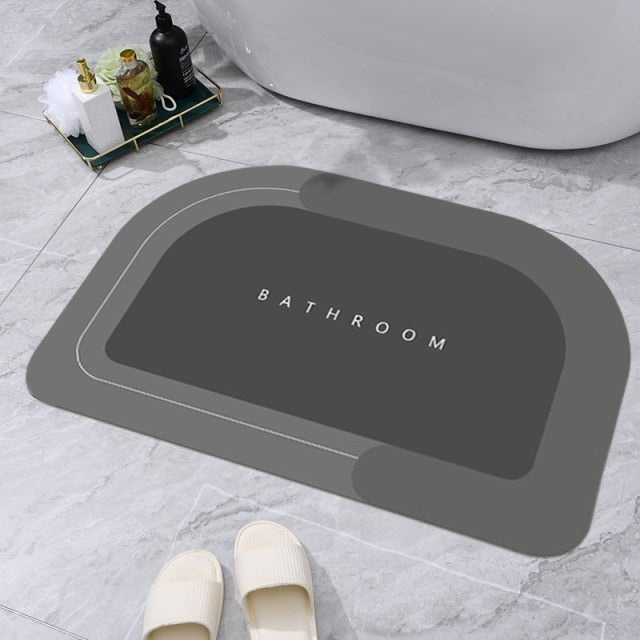 Super Absorbent Bathroom Magical Mat Semicircular Mat-003 60X90CM 24X35in