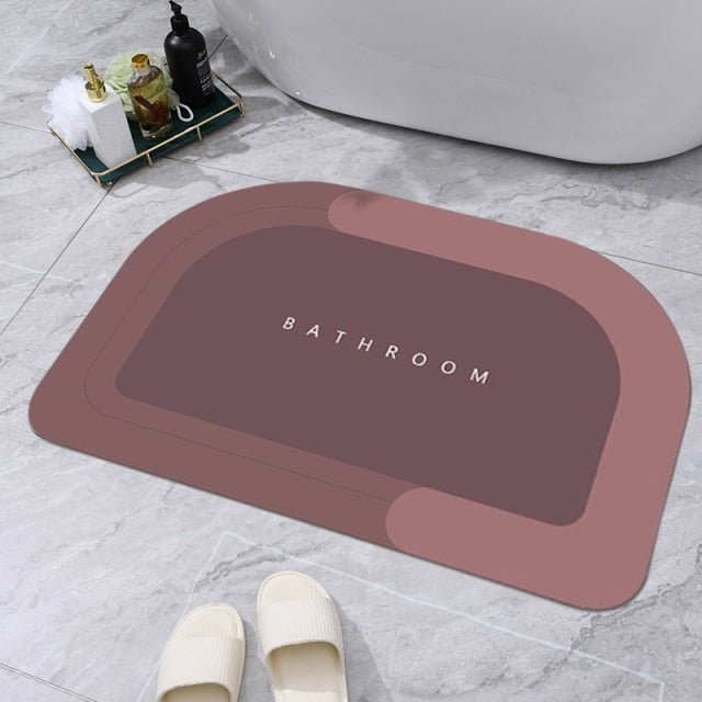 Super Absorbent Bathroom Magical Mat Semicircular Mat-004 50X80CM 20X31in