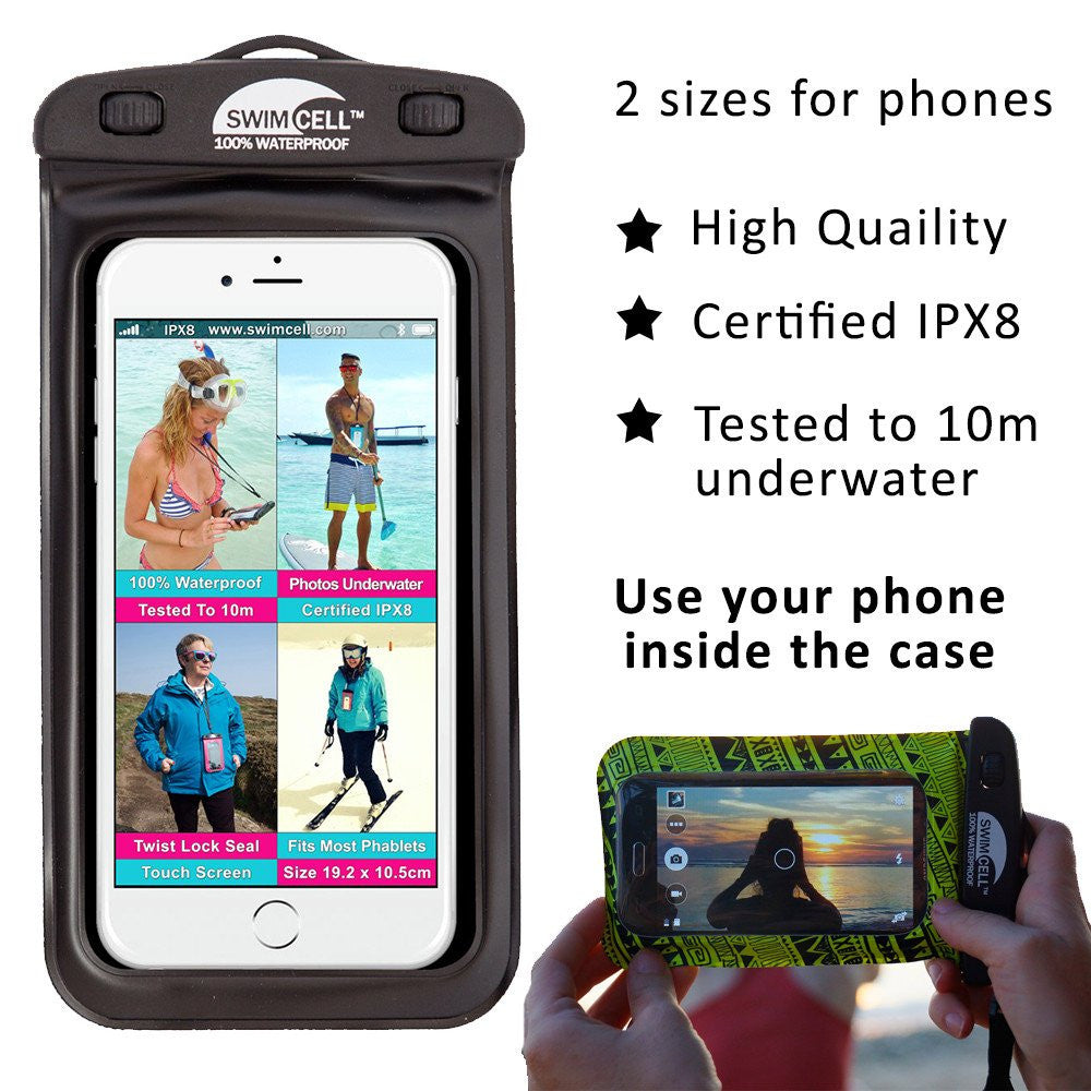 SwimCell Waterproof Phone Case - Large